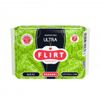 Прокладки WКL08C FLIRT ultra cotton&care 6 капель 280мм 24шт/ящ