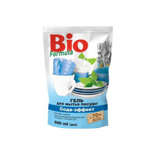 Бальзам д/миття посуду дой-пак Bio Formula сода ефект 500мл