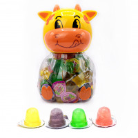 Конфеты желе "Корова" фруктовые 16,5г, 100шт /бл, 600шт / ящ