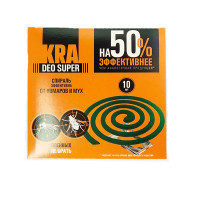 Спіраль від комарів та мух KRA DEO SUPER 10шт