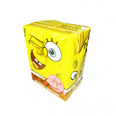 Сік ТМ "Sponge bob" 0.2л яблучно-полуничний з м'якоттю (27шт/уп)