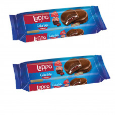 Кекс Luppo з какао і маршмелоу та вишневою нач. в мол. шоколаді 182гр 12шт/бл