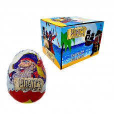 Шоколадне яйце 25г Pirates  з сюрпризом (24шт) 6бл/ящ