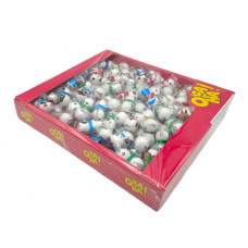 Кульки Кріспі Новорічні Звірята у мол.шоколаді  1кг екран