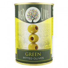 Оливки зелені б/к 280г ж/б  ТМ "Agrolive" ж/б 24шт/ящ