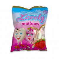 Зефір жув. 150гр Полун-Ваніль Lovely Hearts 18шт/уп