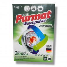 Порошок  для прання Purmat UNIVERSAL 3 кг к/к (засіб мийний порошкоподібний)