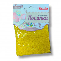 Посипка кругла жовта 50гр, П130