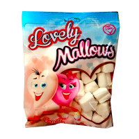 Зефір жув. 150гр Ваніль Lovely Hearts 18шт/уп