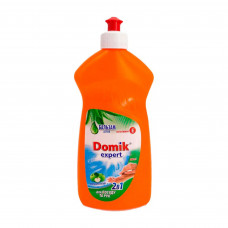 Бальзам для мытья посуды DOMIK EXPERT Яблоко-алоэ 500мл