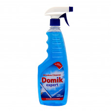 Средство для мытья стекла DOMIK EXPERT синий с распылителем 750мл 10шт/ящ