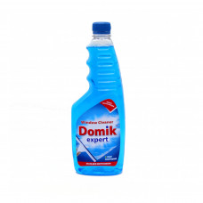 Средство для мытья стекла DOMIK EXPERT синий запаска 750мл 10шт/ящ