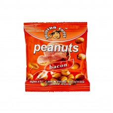 Арахіс смажений солоний "Peanuts" 35гр БЕКОН (60шт)