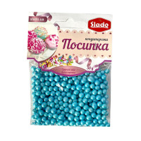 Посипка рисові кульки глазуровані Блакитний 50гр Р3212