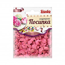 Посыпка фигурная розовая "Зайки" 50 гр, П261
