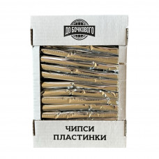 Чіпси вагові пластини зі смаком Сиру 750гр 4екрана/ящ