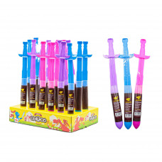 Іграшка Меч CHOCO SWORD крем із шокол.смаком 30г 18шт/бл