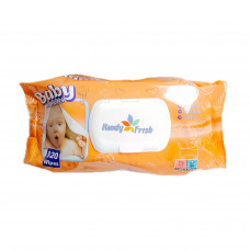 Влажные салфетки "Handy Frash" Детские с клапаном 120шт (12шт/уп)