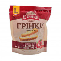 Гренки Волнистые ржано-пшеничные со вкусом Сало с хреном 80гр 8шт/ящ