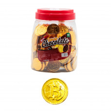 Шоколадні монети БІТКОЇНТ 2,5гр (200шт)