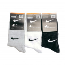 Носки женские стрейч спортивные Nike 36-40 г.(12шт)