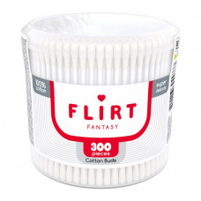 Ватні палички Fantasy FLIRT 300шт кругла коробка VPF043 36шт/ящ