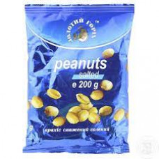 Арахіс смажений солоний "Peanuts" 200гр (20шт)