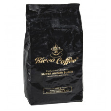 Кава в зернах Ricco Coffee Super Aroma Black (Чорний+логотип) 1кг, 1шт, 10шт/ящ