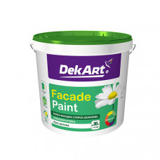 Краска фасадная ВДА "Facade" белая матовая ТМ "DakArt" -6,3кг 3209