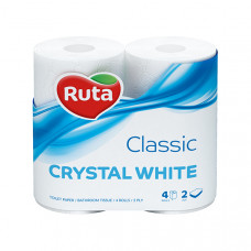 Туалетная бумага Ruta Classic 4рул 2ш белый