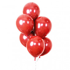 Балони перламутрові червоні 100шт/уп