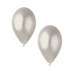 Балони перламутрові білі 100шт/уп