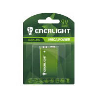 Батарейка Enerligh MegaPower зелена КРОНА 6LR61 блістер 1шт 3427, 10шт/бл