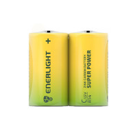 Батарейка Enerligh SuperPower желтая C R14 пленка 2шт 2185, 12шт/бл