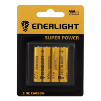 Батарейка Enerligh SuperPower желтая  ААА R03 блистер 4шт 2086, 48шт/бл