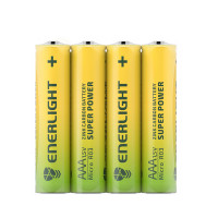 Батарейка Enerligh SuperPower желтая  ААА R03 спайка 4шт 2116, 40шт/бл