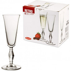 Набір бокалів 440075 Ретро для шампанського 190мл  (6шт) "А"
