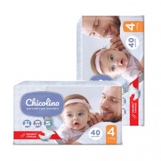 Підгузники дитячі Chicolino 4 (7-14кг) 40шт