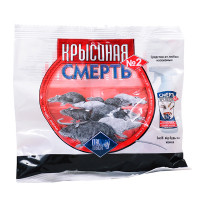 Отрута для мишей "Щуряча смерть" тісто 200гр 1шт, 50шт/ящ