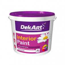Краска интерьерная "Interior Paint" белая матовая ТМ "DеkArt" -4кг 3209