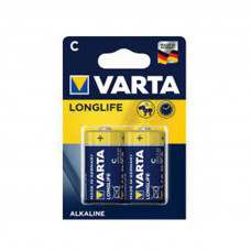 Батарейка Varta LONGLIFE C BLI 2 ALKALINE блістер 2шт 5263, 10шт/бл