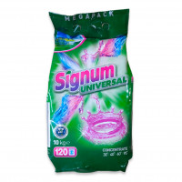 Порошок для стирки SIGNUM UNIVERSAL 10кг п/е