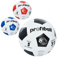Мяч футбольный VА-0014-1 размер 5,резина гладкий l3 цвета,сетка,кул.400г