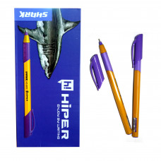 Ручка масл. Hiper SHARK HO-200 0,7мм фіолетова 10шт/уп