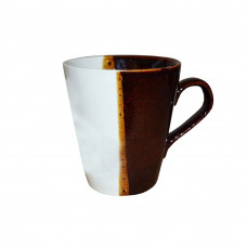 Чашка Осінь 0,4л біло-коричнева 11024