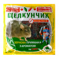 Яд для мышей "Щелкунчик" зерно сыр+рахис 200гр 70шт/ящ