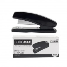 Степлер Вuromax 4213-01 скобы №24 15л. черный пластиковый