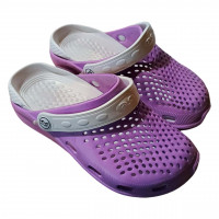 Сабо CROCS женские сиренево-белые (34-41р) (8шт)