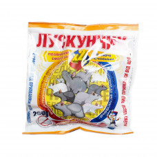 Отрута для мишей "Лускунчик" тісто колбаска 200гр 40шт/ящ