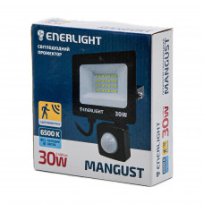 Прожектор світодіодний Enerlight MANGUST з датчиком руху 30Вт 6500K 6770 1шт